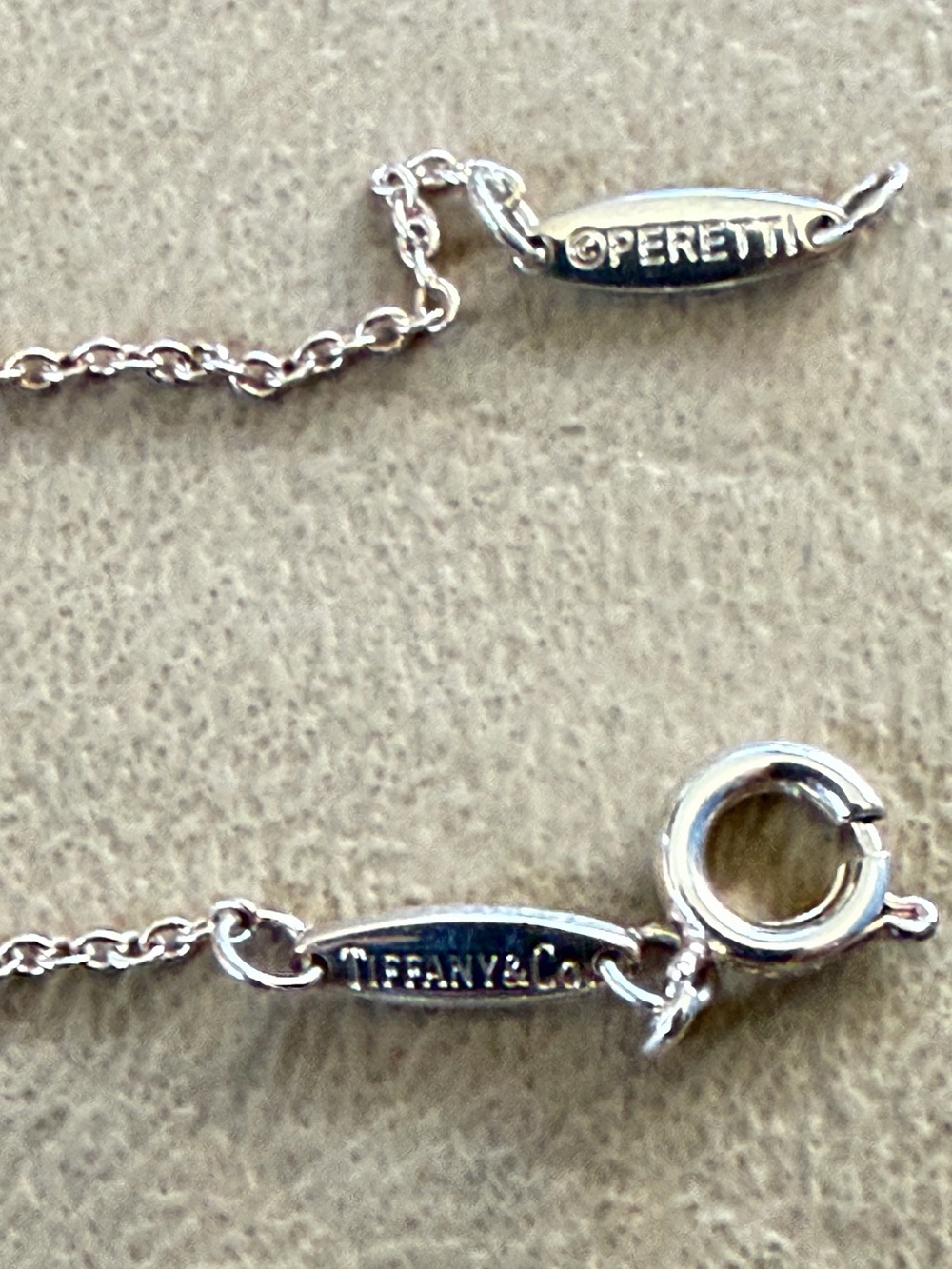 Tiffany & Co. 18” Elsa Peretti Cross Sterling Silver .925 Chain Necklace - Picture 8 of 11